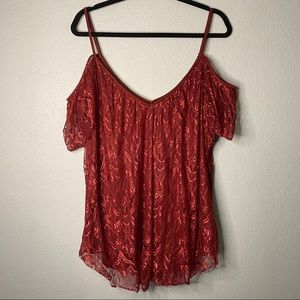Women’s Off the Shoulder Lace Top